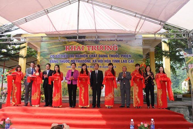Lễ khai trương cơ sở điều trị Methadone xã hội hóa tại Lào Cai